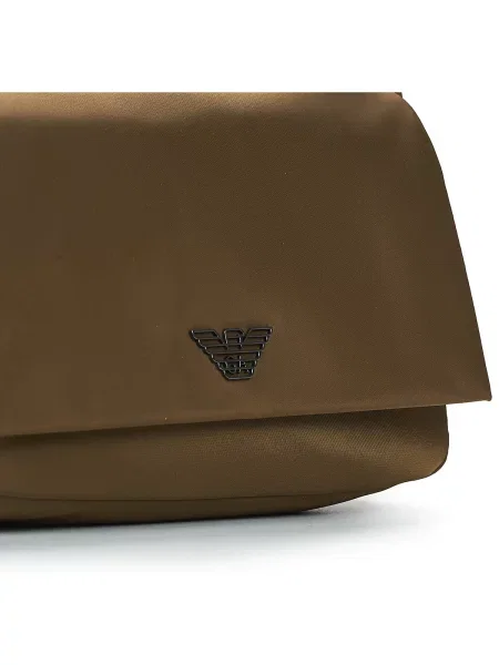 Crossbody kabelka Emporio Armani hnedá