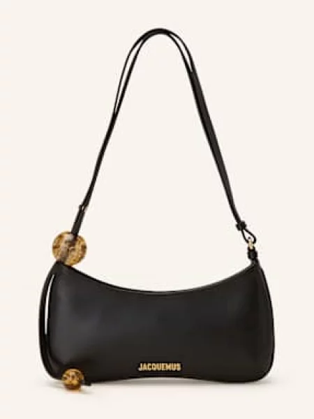 Jacquemus Torebka Le Bisou Perle schwarz czarna