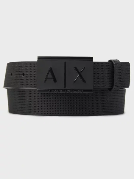 Ремінь Armani Exchange чорний