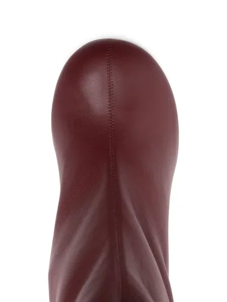 Botine Amina Muaddi roșu