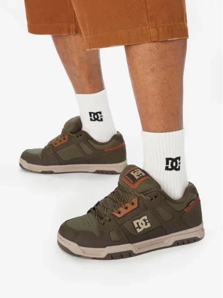 Sneakersy DC Shoes EO-STAG WNT Tmavo zelená