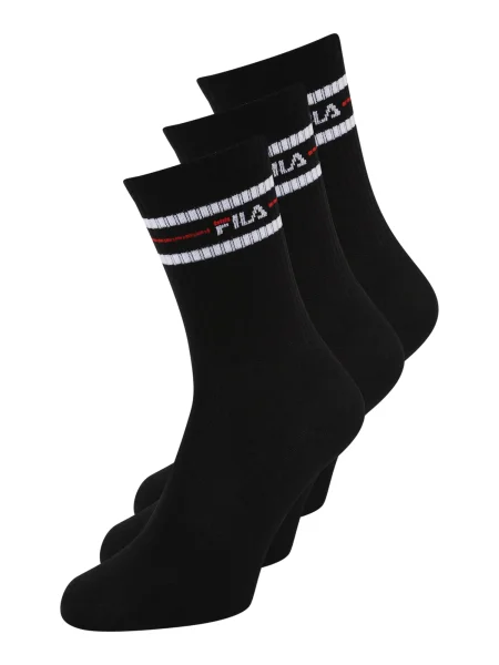 FILA Șosete roșu / negru alb