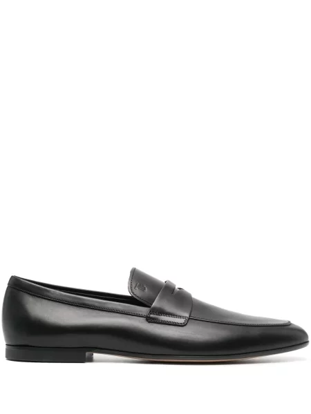 Pantofi loafer Tod's din piele slip-on negru