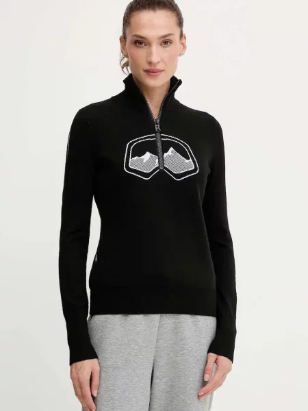 Pulover z dodatkom volne BOGNER Fire+Ice AZRA črna