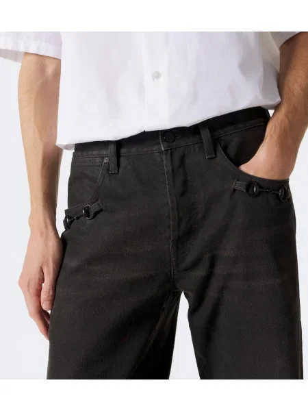 Blugi cu picior larg Gucci negru