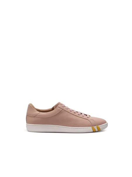 Sneakersy Bally skórzane biznesowe różowe