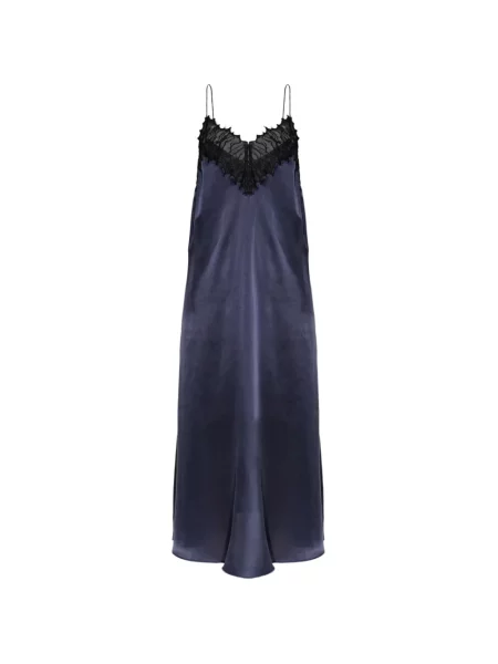 Rochie midi Iro din dantelă albastru