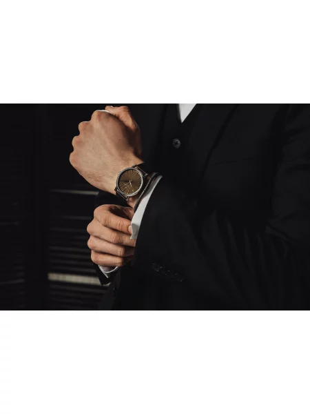 Ceas Philipp Blanc negru