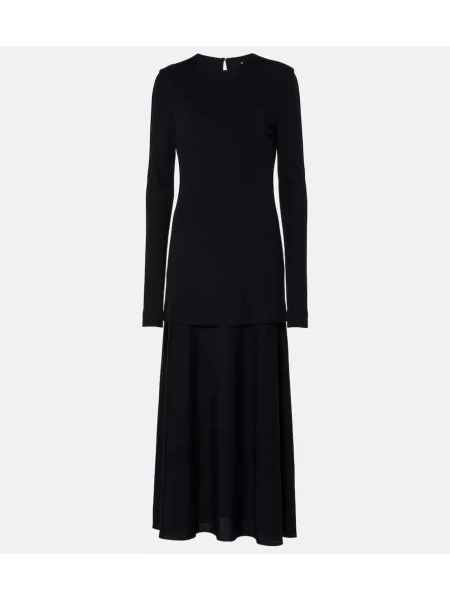 Rochie maxi Jil Sander de costum negru
