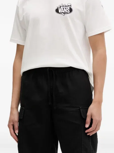 Pantaloni scurți cargo Vans cu cordon negru