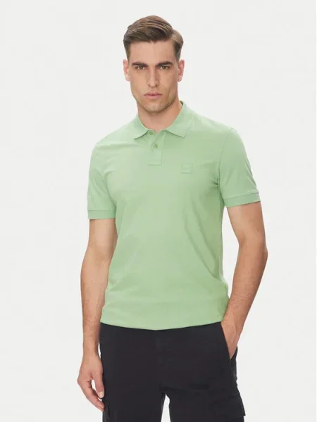 BOSS Tricou polo Passenger verde