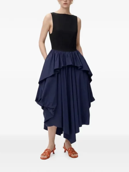 Rochie Loewe asimetrică albastru