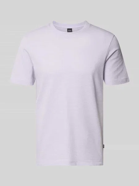 T-shirt o kroju regular fit z mieszanki bawełny Model TIBURT Boss