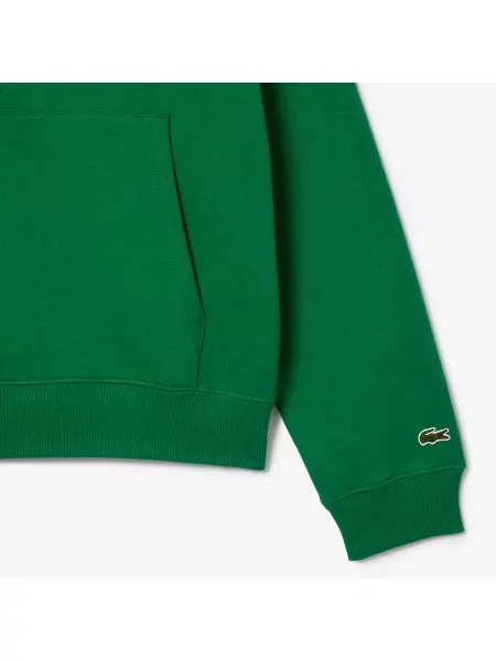 Lacoste Bluza Z Kapturem Xl Croc Jogger zielona