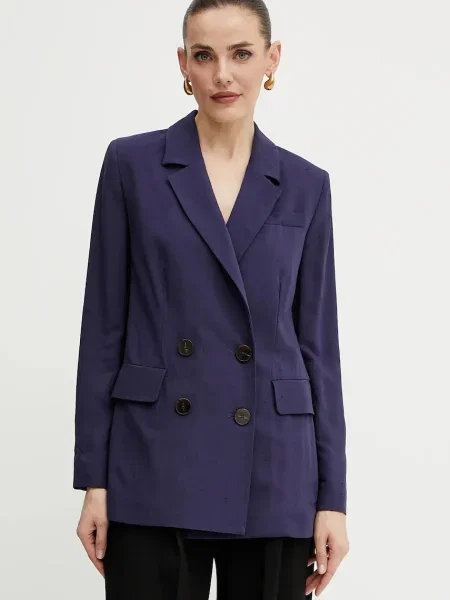 Luisa Spagnoli sacou bleumarin cu doua randuri de uni