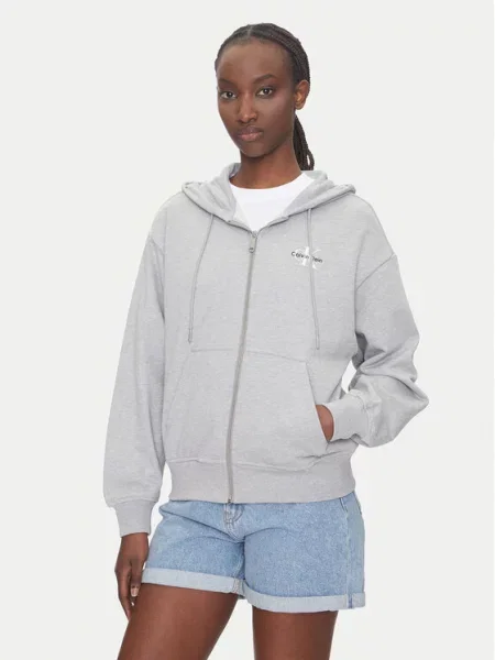 Vesta Calvin Klein Jeans s melange uzorkom siva