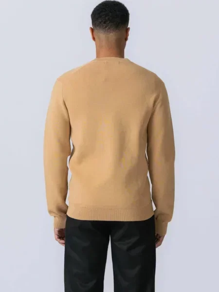 TEESHOPPEN Geacă tricotată Cardigan nisipiu