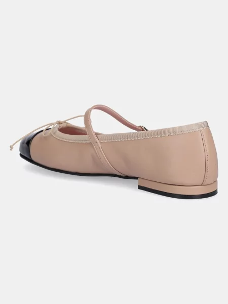 Kožené baleríny Pretty Ballerinas Irma béžová