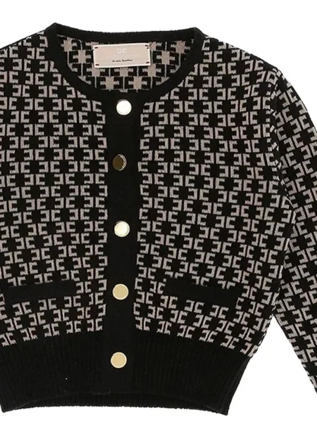 Cardigan copii Elisabetta Franchi negru