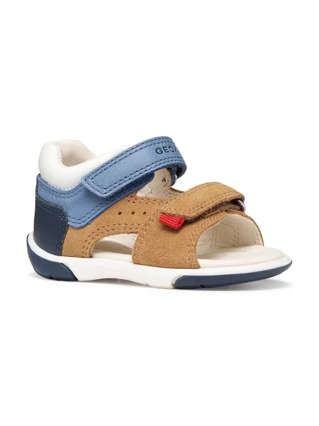 Geox sandály SANDAL ZAPITO hnědé