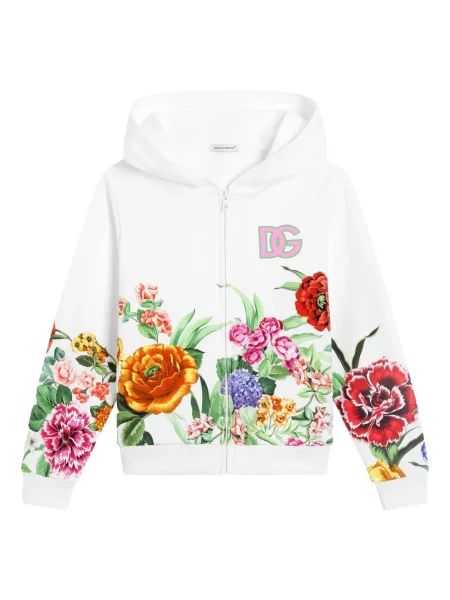 Bluza z kapturem dziecięca Dolce And Gabbana biała