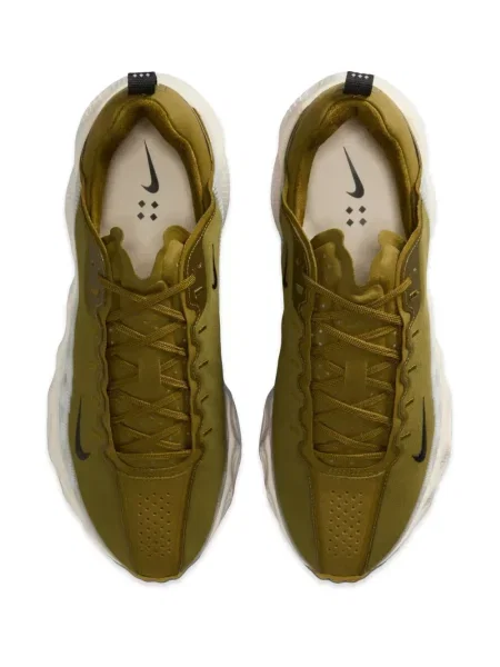 Καρό μπλούζα Nike με κορδόνια με δαντέλα πράσινο