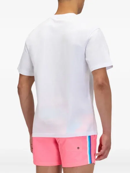 Tricou Sundek cu broderie alb