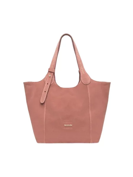 Torebka Nerogiardini zamszowa różowa