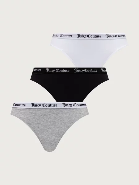Juicy Couture kalhotky s DIDDY BRIEF PK šedé