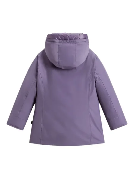 Parka dziecięca Woolrich fioletowa