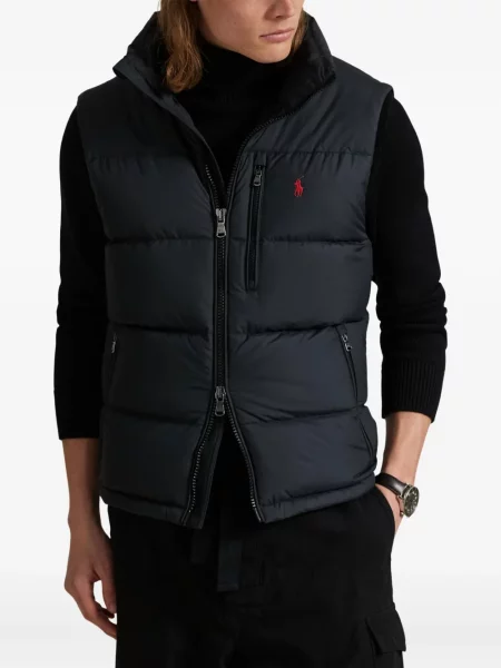 Ριγέ polo Polo Ralph Lauren με κουκούλα με αυτόγραφο λευκό