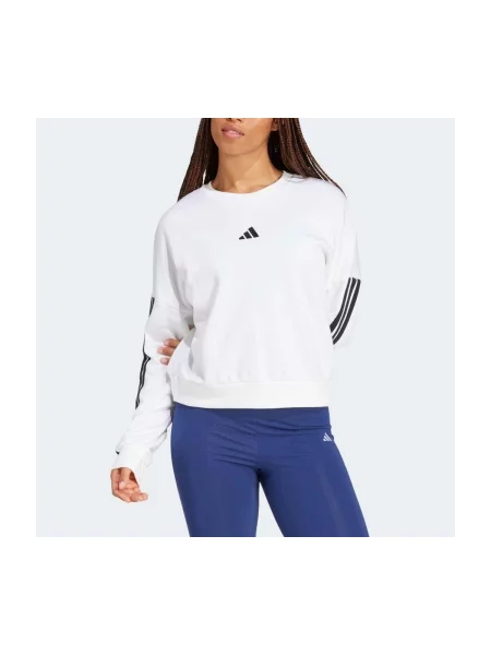 ADIDAS SPORTSWEAR Športová mikina čierna biela