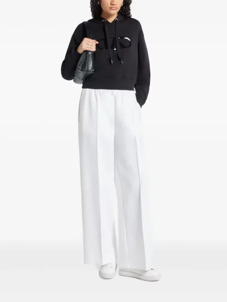 Δερμάτινο hoodie Michael Michael Kors μαύρο