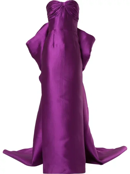 Rochie tip creion Bambah cu funde violet