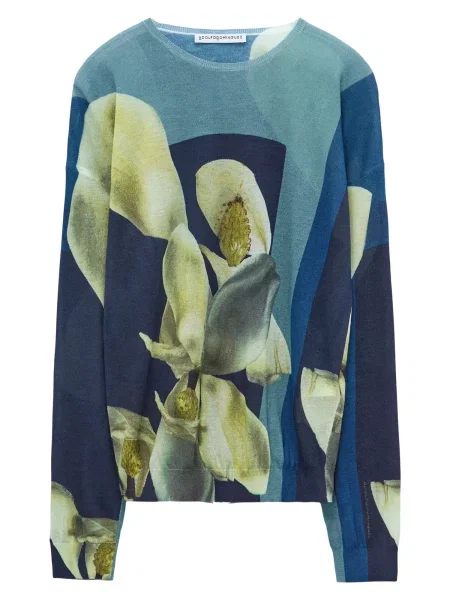 Adolfo Dominguez Pulover deschis / bleumarin / opal / albastru regal bej