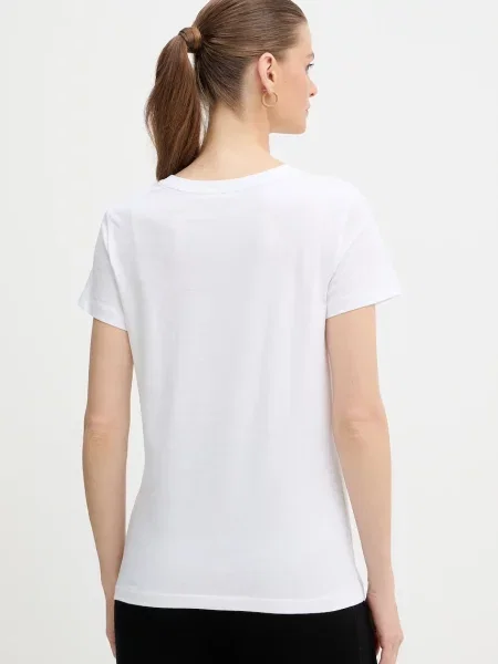 Armani Exchange tricou din alb