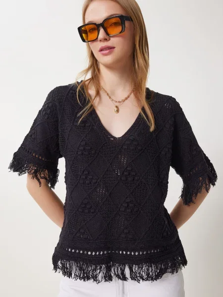 Happiness İstanbul Bluză negru