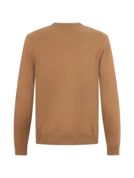Lung pulover Slowear cu decolteu rotund