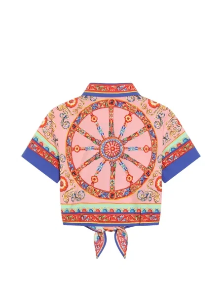 Cămașă copii Dolce & Gabbana roz