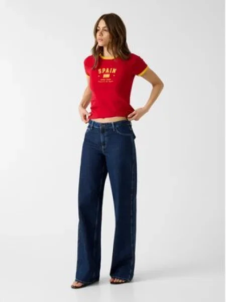 Guess Jeans Marškinėliai raudona