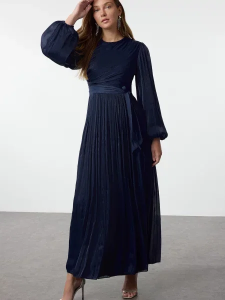 Rochie de seară Trendyol albastru