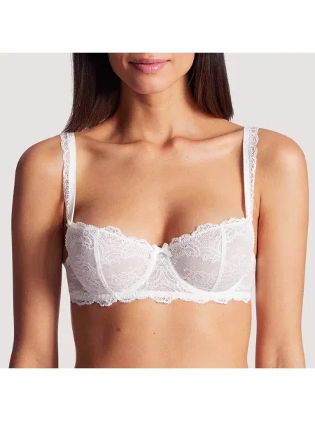 Мягкий бюстгальтер на косточках білий