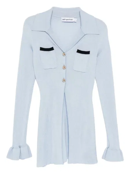 Top Self-portrait albastru