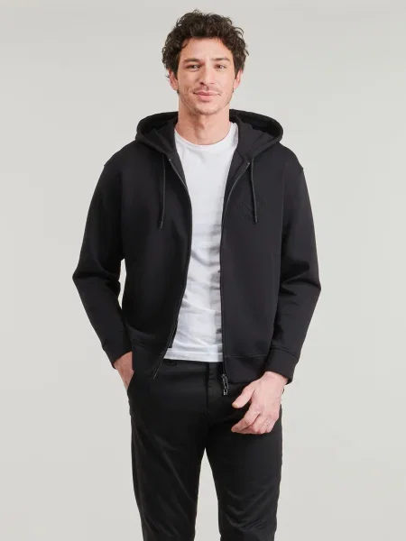 Mikina Emporio Armani hnedá