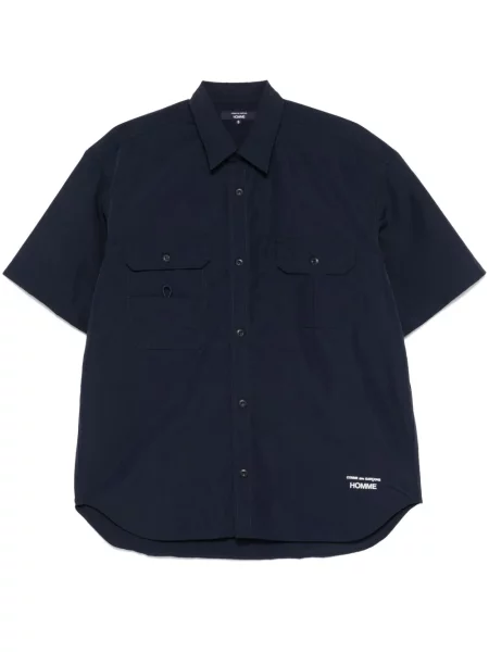 Cămașă Comme Des Garçons Homme cu broderie albastru