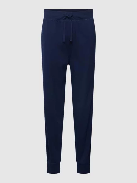 Spodnie dresowe z elastycznym ściągaczem Polo Ralph Lauren Underwear granatowe