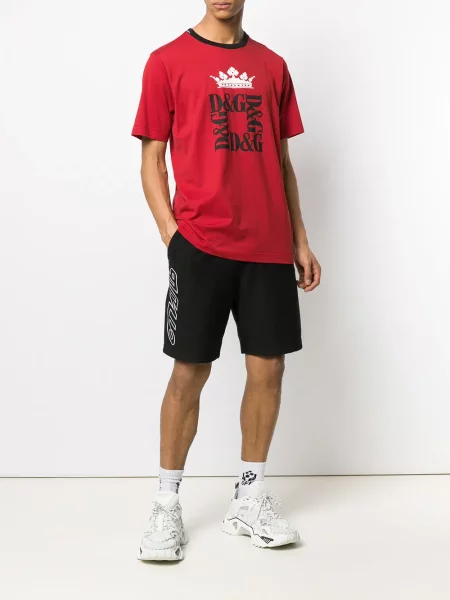 Tricou Dolce & Gabbana cu imagine roșu