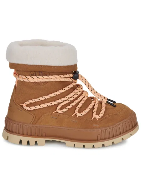 Dámske snehové topánky Palladium Pallashock Hiver dear brown hnedá