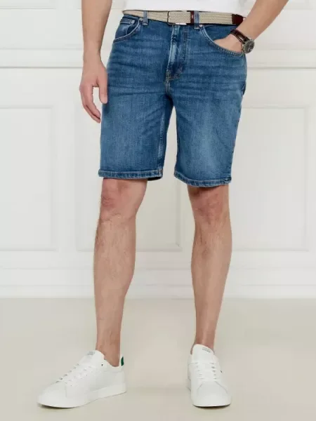Tommy Hilfiger Farmer rövidnadrág BROOKLYN | stretch kék