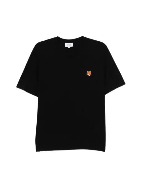 Koszulka polo Maison Kitsune czarna